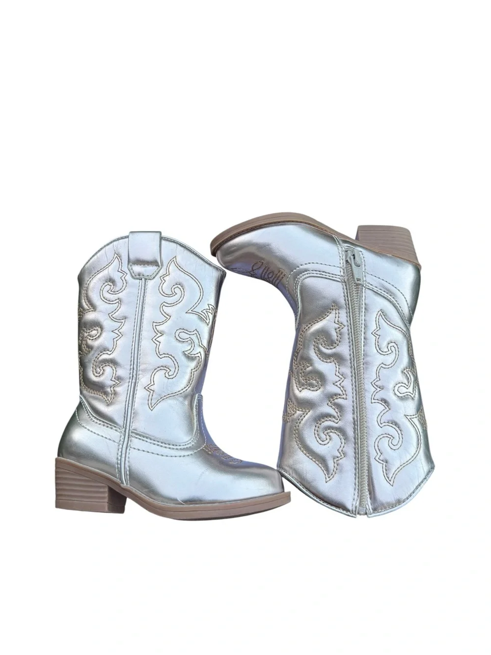 Tucker + Tate  Baby Metallic Western Zip Kids Boots